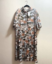Ivy City Co. NWT Plus Size Textured Delaney Floral Cottagecore Dress Size 3X
