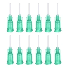 20Pcs 18G Dispensing Needles 1/2" PP Needle Tips with Flexible Needle Green