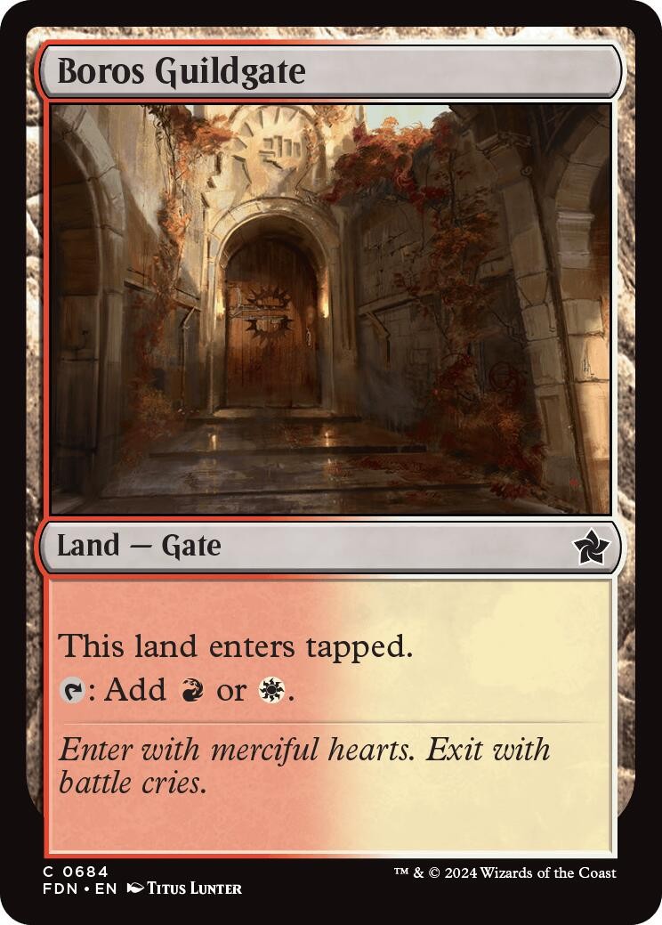 Boros Guildgate NM [FDN - 684]