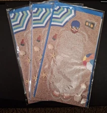 Papyrus SANDY BEACHES Greeting Card NEW Man BIRTHDAY