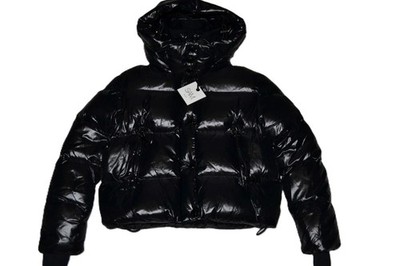 Echte Sam. New York Jordy Daunenjacke Jet Schwarz Alle Größen Brandneu