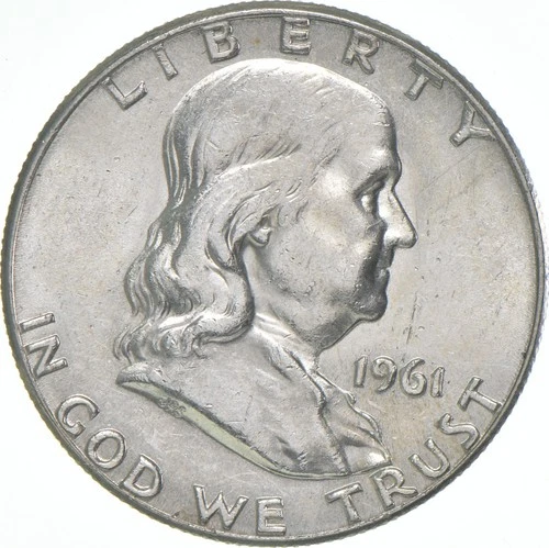1961 Franklin Half Dollar AU 90% Silver *3302