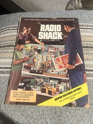 Vtg 1972 Radio Shack Catalog Electronics-130+pages!!