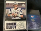 Tom Brady Signed Rookie Debut Card -Autographed 2005 UPPER DECK SILVER AUTO +COA