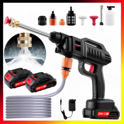 #ad #ad Portable Cordless Electric High Pressure Water Spray Gun Car Washer Cleaner Tool $23.99