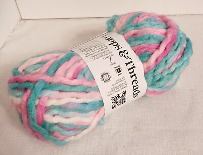 Twisted Tones Acrylic Yark 82 Yards New in Original Pkg. Pink/Green/White (Pop)