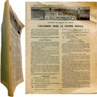Ligue Maritime 1913 ÉCLAIRAGE GUERRE NAVALE Nelson Aboukir Strategie Tactique
