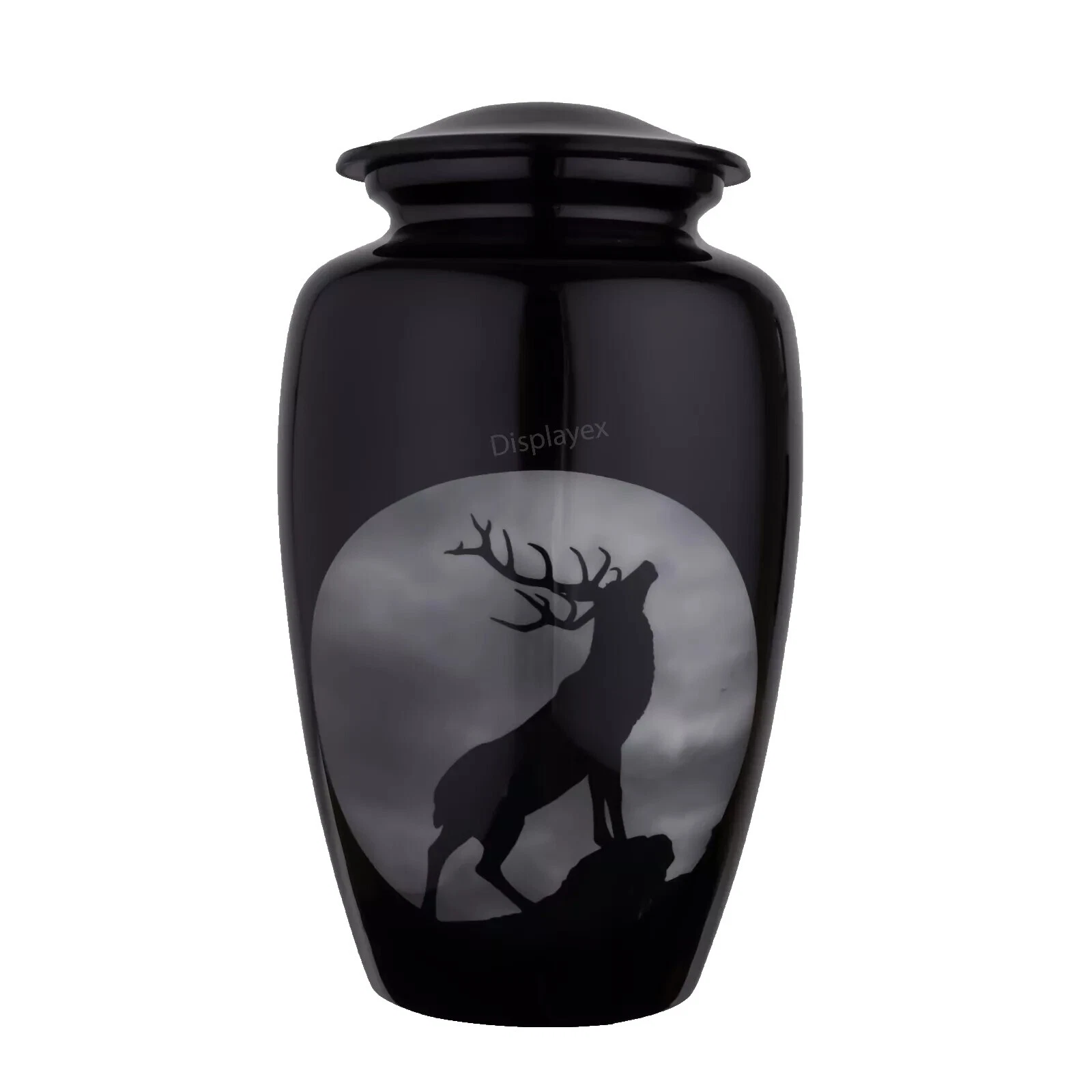 Jarrones Moderno Metal Negro