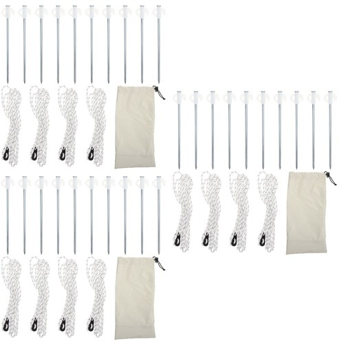 3 Sets Windproof Rope Outdoor Tent Accessories Reflective Travel - Picture 11 of 12