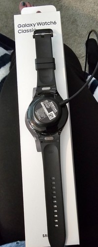 Samsung Galaxy Watch 6 Classic 47mm (Bluetooth WiFi LTE) SM-R965 Silver - Picture 2 of 3