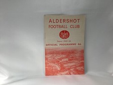 Aldershot  v Walsall Football League Division 4  December 1965