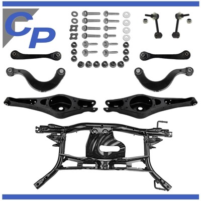 Achsträger hinten für VW Eos Golf VI Cabriolet + Querlenkersatz + Schrauben