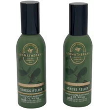 2 Bath & Body Works Stress Relief Eucalyptus Spearmint Concentrated Room Spray