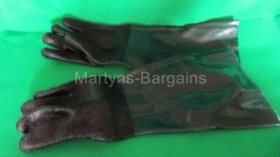 MATTIS Gloves Gauntlets Small Sand Blasting Cabinet 6 x 19 inch. Shot Blast
