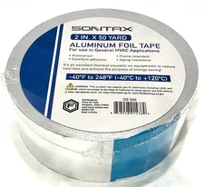 SONTAX 2" X 50 Yard Aluminum Foil Tape HVAC Applications