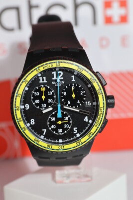 SWATCH LIMITED EDITION SWISS MADE SIFNOS MEN'S CHRONOGRAPH WATCH SUSB404