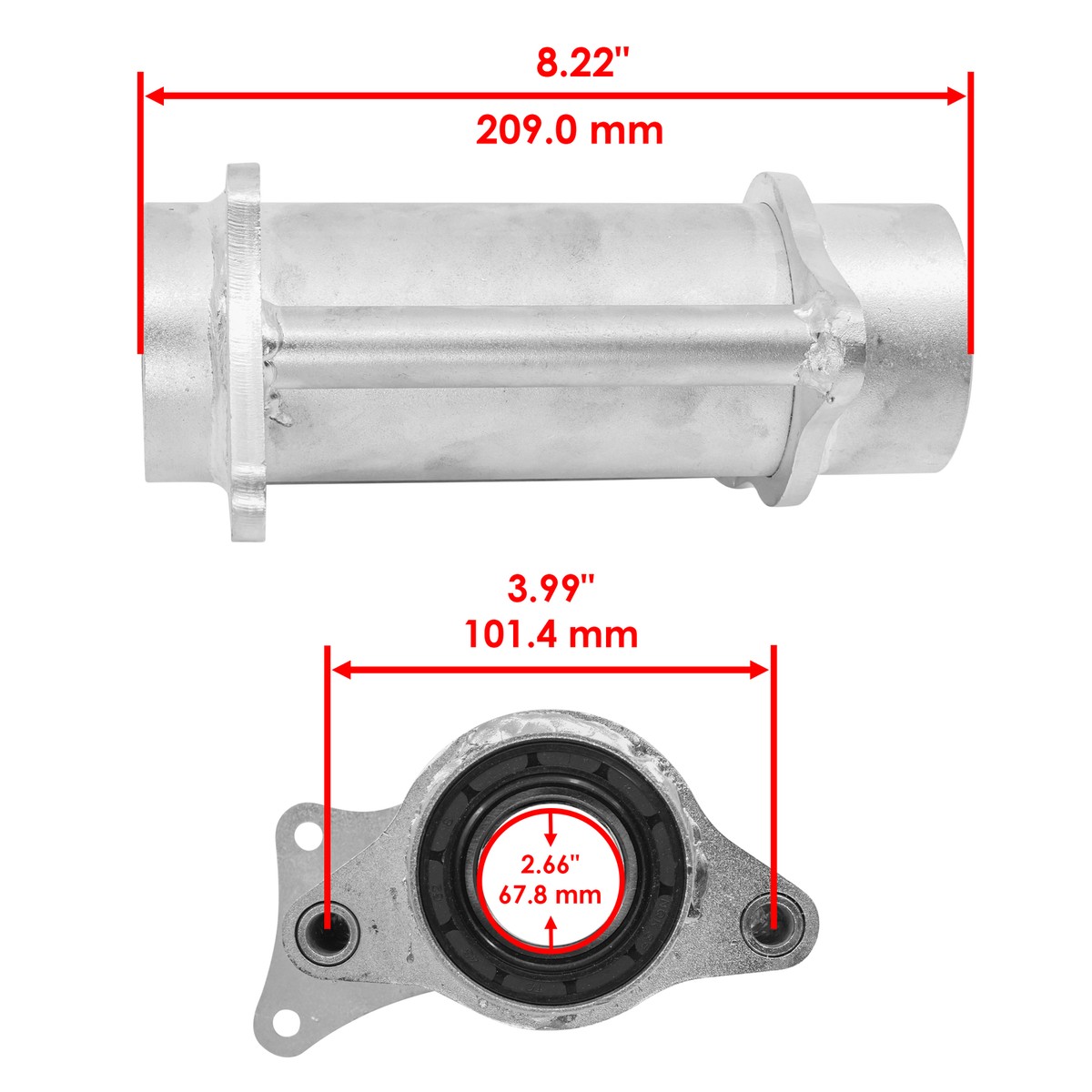 Rear Axle Bearing Housing Carrier Hub fits Yamaha Blaster 200