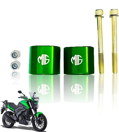 HANDLE BAR RISER GREEN FIT FOR BAJAJ DOMINAR 250/400 - Picture 1 of 5