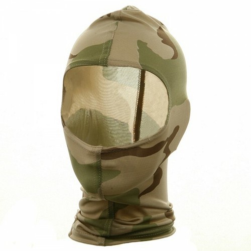 NEW Soft Nylon Tactical Ninja Balaclava Head Covering wExtended Neck DESERT CAMO - Picture 6 of 6