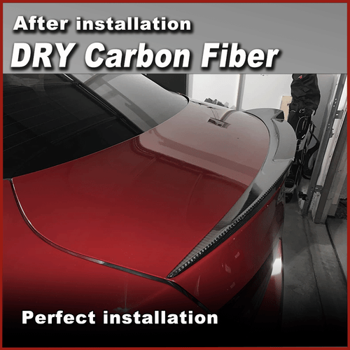 DRY Carbon Heckspoiler Kofferraum Spoiler Lippe Für Alfa Romeo Giulia 952 2015UP - Picture 3 of 11