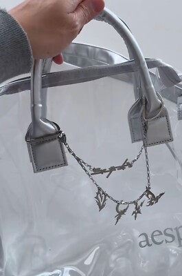 Aespa- SYNK Parallel Lines Tour, Clear bag with logo and Silver