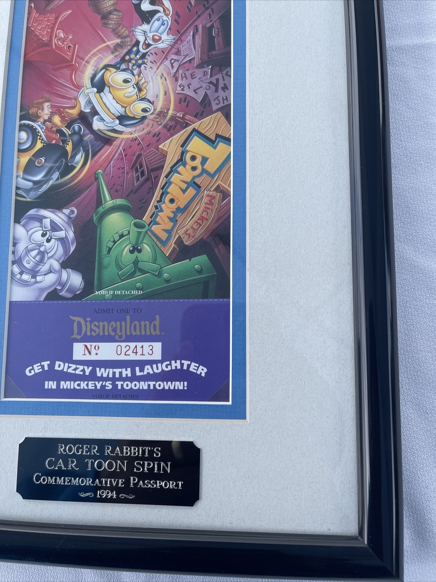 その他 OFFICIAL disneyana convention passport Disneyland Roger Rabbit Cartoon SPin Commemorative Passport