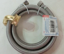 NEW Plumbshop 60" Dishwasher Connector PLS1-60DW12F 3/8 Comp X 3/8 Comp Braided