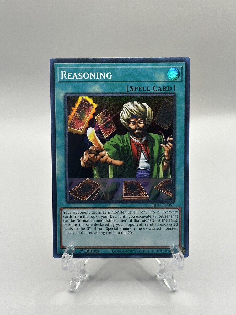 YuGiOh TCG-Reasoning-RA01-EN052-Super Rare-1st Edition-M/NM! | eBay YuGiOh TCG-Reasoning-RA01-EN052-Super Rare-1st Edition-M/NM! | eBay