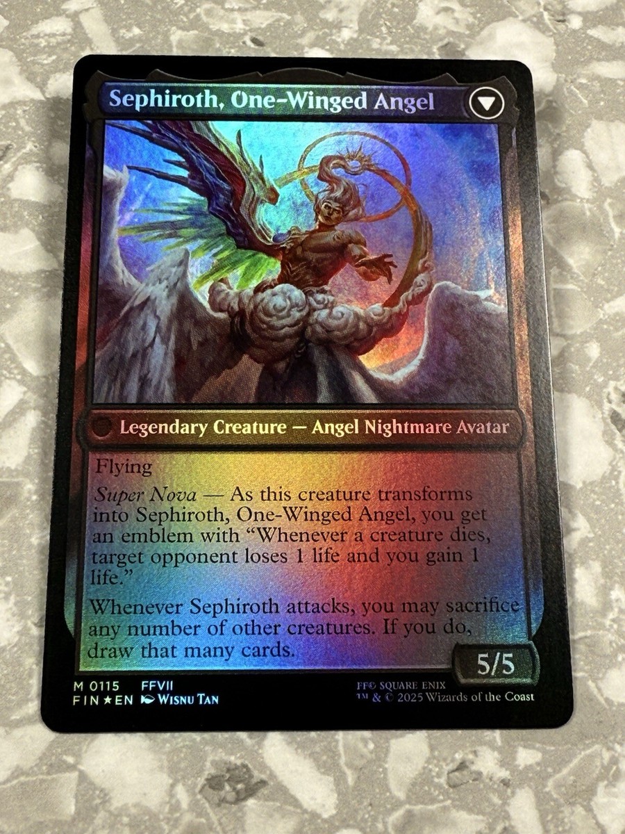 SeeDの傭兵、スコール サージ foil MTG FF Squall, SeeD Mercenary (Borderless Surge Foil) Final Fantasy