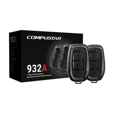 Compustar CS932-A 1-Way LED G17 300ft Range (Without Siren) Security Alarm Kit