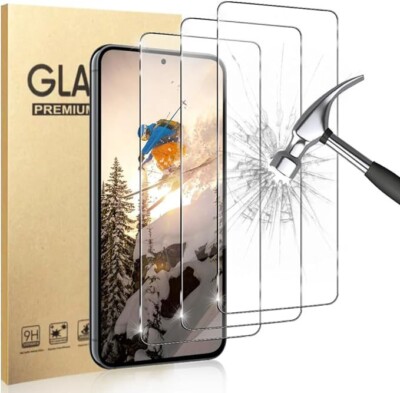 3-Pack Tempered Glass Screen Protector Full Coverage for Samsung Galaxy A54 5G