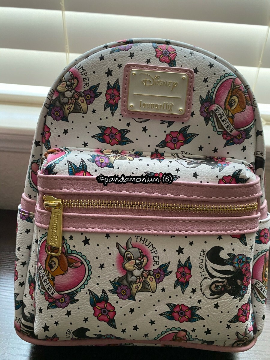 Loungefly Tattoo series bambi mini backpack 81U+jLoRh4L._AC_SY350_QL65_.jpg main image 3