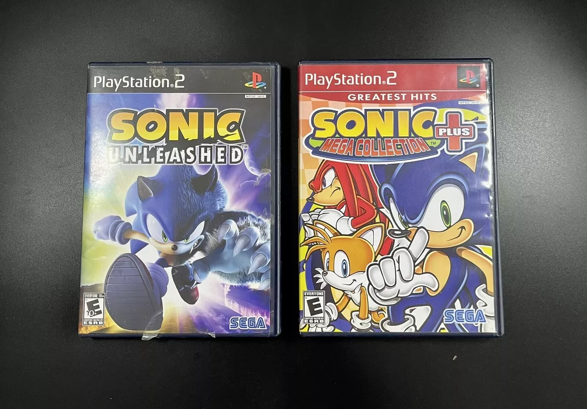 PS2 - Sonic Mega Collection Plus [Greatest Hits] - Playstation 2 - DISC ONLY