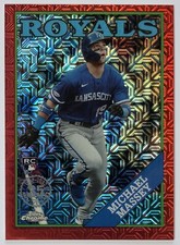 2023 Topps Michael Massey 35th Anniversary Silver Pack Rookie Red Mojo 1/5 READ