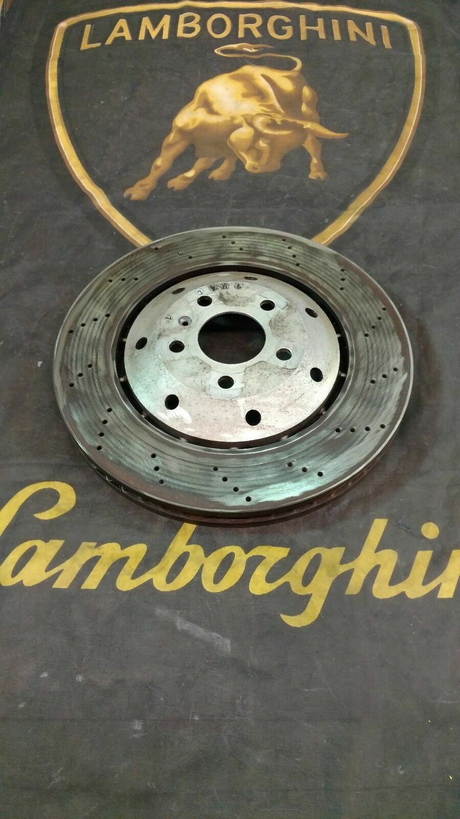 LAMBORGHINI GALLARDO FRONT RIGHT PASSENGER SIDE BRAKE DISC ROTOR OEM 400615302B 