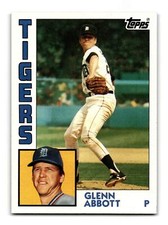 Glenn Abbott 1984 Topps #356 Detroit Tigers NM-MINT