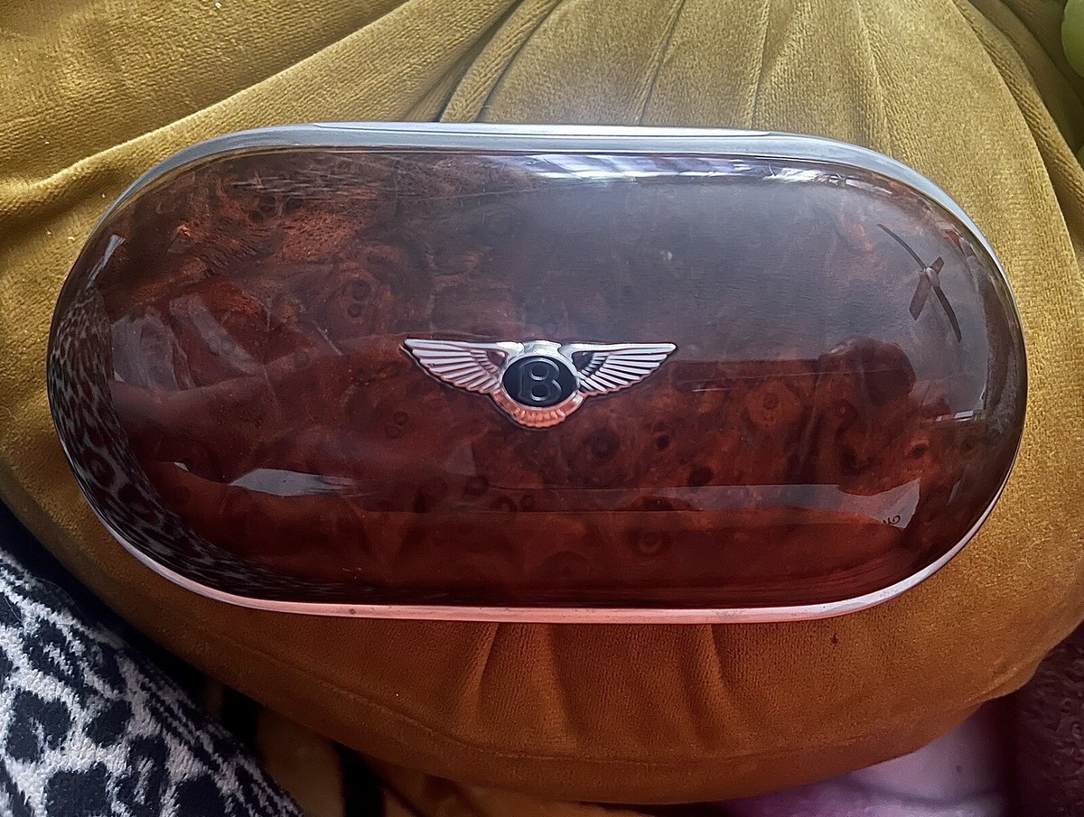 Bentley メガネケース 茶 Bentley Continental GT Sunglasses Glasses Console Case