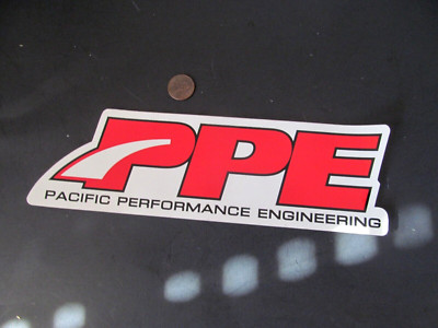 PPE RED Sticker Decal ORIGINAL OLD STOCK