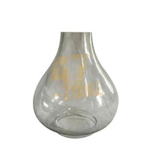 Glass Open Top Dome Hurricane Candle Holder Clear Indoor Tabletop Home Decor