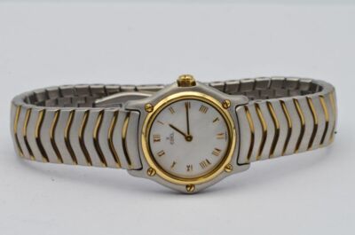 EBEL SPORT CLASSIQUE DAMEN UHR 23MM STAHL/GOLD 1057901 VINTAGE SCHÖN MOP 5
