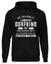 Leg Dich Niemals Dorfkind Kapuzenpullover Gang Hoodie Dorf Cool Pullover Fun