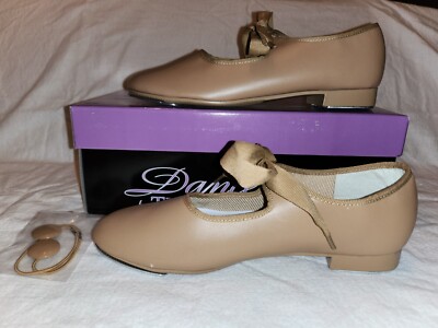 Dance Class Womens Sz 5 1/2 Caramel Tap Shoe T602 NEW