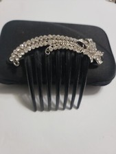 Clear Austrian Rhinestone Crystal Butterfly Bridal Hair Comb