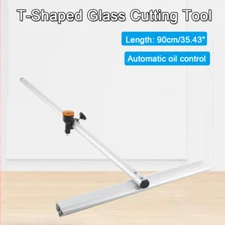 90cm T-Shaped Glass Cutter Tile Glass Cutting Tool 3-12mm Cutting Thickness