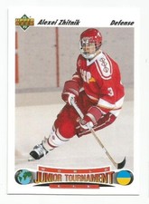 ALEXEI ZHITNIK 1991-92 UPPER DECK ROOKIE CARD NM-MT+/NM-MT CONDITION