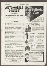 1932 HOBART Bros AD~BEE LINE/Iowa License Plate Photo~ART-MAT SERVICE/Cincinnati