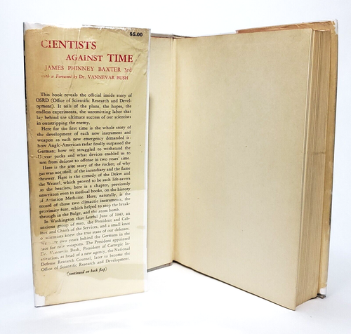 Scientists Against Time J Phinney Baxter 1946 First Edition/Printing HC$DJ RARE - Picture 2 of 13