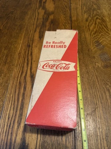 Vintage Coca Cola Fishtail Straws W/Box 1960's