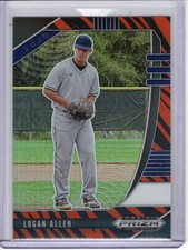 2020 PRIZM DRAFT LOGAN ALLEN RC #32/99 *TIGER STRIPES*