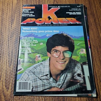 K-Power February 1984 Premiere Issue Computer Magazine Scholastic